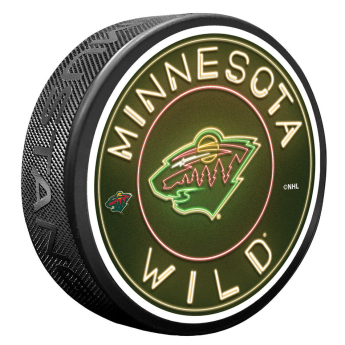 Minnesota Wild krążek Neon