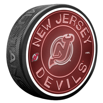 New Jersey Devils krążek Neon