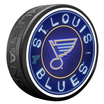 St. Louis Blues krążek Neon