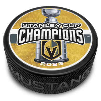 Vegas Golden Knights krążek Stanley Cup Champions Puck - 2023 CHAMPS