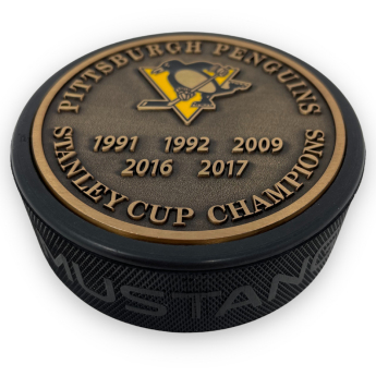 Pittsburgh Penguins krążek Stanley Cup Years Gold Medallion