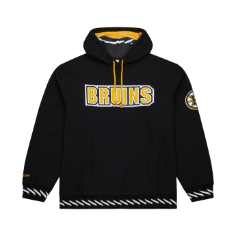Boston Bruins męska bluza z kapturem Playmaker Fleece Hoodie Vintage Logo