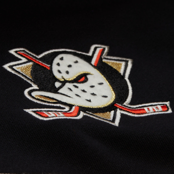 Anaheim Ducks męska bluza z kapturem Courtside Fleece Button Front Current Logo