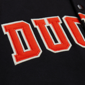 Anaheim Ducks męska bluza z kapturem Courtside Fleece Button Front Current Logo