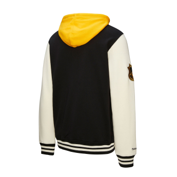 Boston Bruins męska bluza z kapturem Courtside Fleece Button Front Current Logo