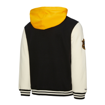 Pittsburgh Penguins męska bluza z kapturem Courtside Fleece Button Front Current Logo