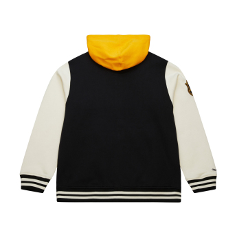 Pittsburgh Penguins męska bluza z kapturem Courtside Fleece Button Front Current Logo