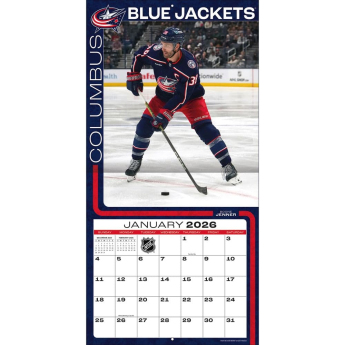Columbus Blue Jackets kalendarz 2026 Wall