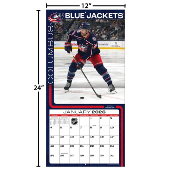 Columbus Blue Jackets kalendarz 2026 Wall