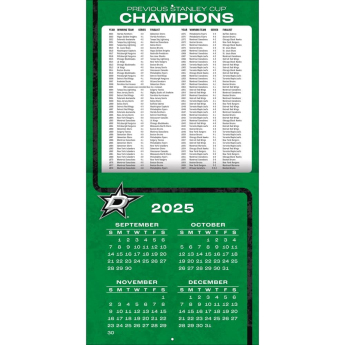 Dallas Stars kalendarz 2026 Wall