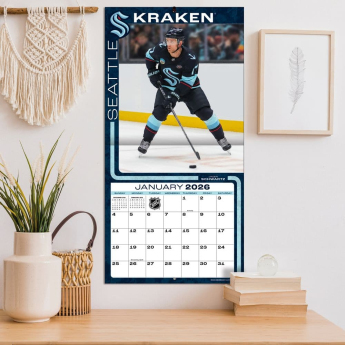 Seattle Kraken kalendarz 2026 Wall