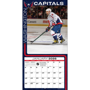 Washington Capitals kalendarz #8 Alexander Ovechkin 2026 Wall