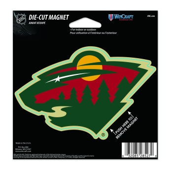 Minnesota Wild magneska Die Cut