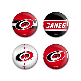 Carolina Hurricanes przypinka Button 4 Pack