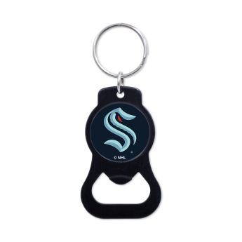 Seattle Kraken breloczek z otwierakiem Black Ring