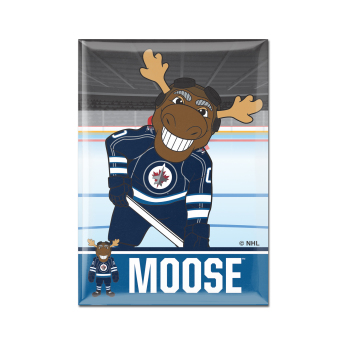 Winnipeg Jets magneska Metal Mascot