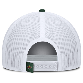 Minnesota Wild czapka baseballówka Course Adjustable Foam Front A-Frame Meshaback