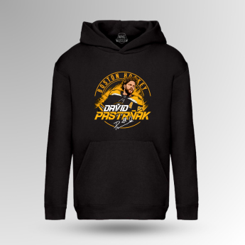 Boston Bruins męska bluza z kapturem David Pastrňák #88 Town Exclusive Collection