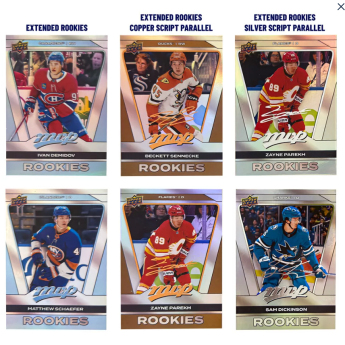 NHL pudełka karty hokejowe NHL 2025-26 Upper Deck MVP Silver Collection Hockey Hobby Box