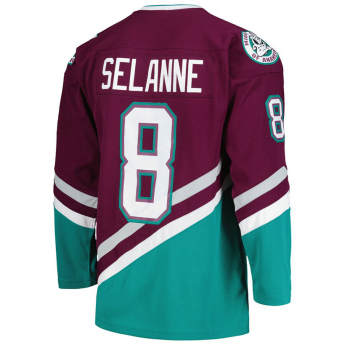 Anaheim Ducks hokejowa koszulka meczowa Teemu Selanne 1996 Dark Jersey