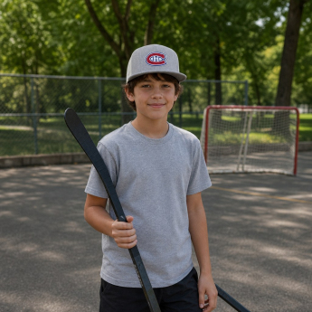 Montreal Canadiens dziecięca czapka baseballowa Ace In The Hole Flatbrim Snapb
