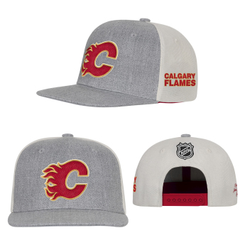 Calgary Flames dziecięca czapka baseballowa Ace In The Hole Flatbrim Snapb