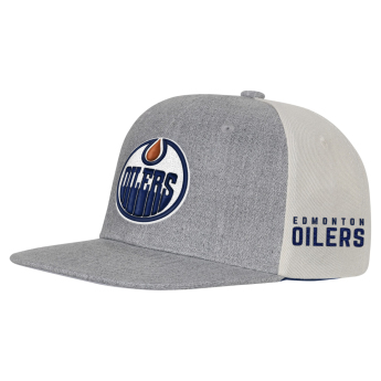 Edmonton Oilers dziecięca czapka baseballowa Ace In The Hole Flatbrim Snapb