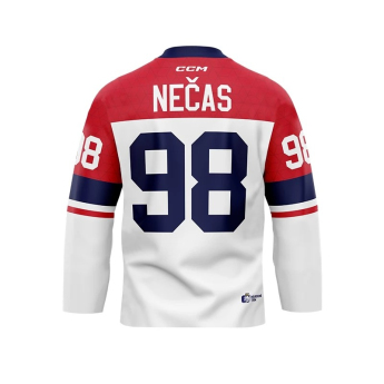 Reprezentacje hokejowe hokejowa koszulka meczowa Czech republic Olymp 2026 Martin Nečas white