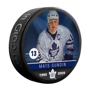 Toronto Maple Leafs krążek Mats Sundin #13 Souvenir Collector