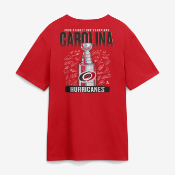 Carolina Hurricanes koszulka męska NHL 2026 Stanley Cup Champions Signature Roster