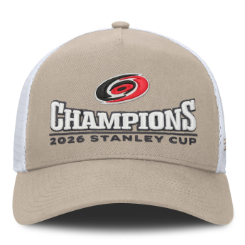 Carolina Hurricanes czapka baseballówka NHL 2026 Stanley Cup Champions A-Frame Trucker Adjustable