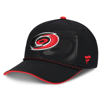 Carolina Hurricanes czapka baseballówka NHL Fanatics Black On Stage Podium Draft A-Frame Adjustable