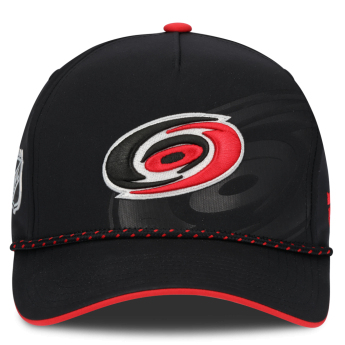 Carolina Hurricanes czapka baseballówka NHL Fanatics Black On Stage Podium Draft A-Frame Adjustable