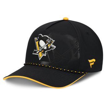 Pittsburgh Penguins czapka baseballówka NHL Fanatics Black On Stage Podium Draft A-Frame Adjustable