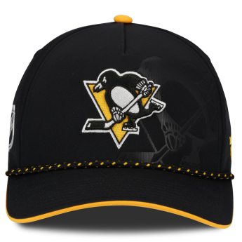 Pittsburgh Penguins czapka baseballówka NHL Fanatics Black On Stage Podium Draft A-Frame Adjustable