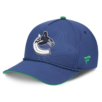 Vancouver Canucks czapka baseballówka NHL Fanatics Blue On Stage Podium Draft A-Frame