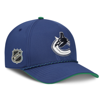 Vancouver Canucks czapka baseballówka NHL Fanatics Blue On Stage Podium Draft A-Frame
