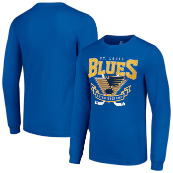 St. Louis Blues koszulka męska Team Logo Graphic Long Sleeve T-Shirt - Blue