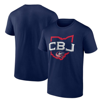 Columbus Blue Jackets koszulka męska NHL Represent T-Shirt - Navy