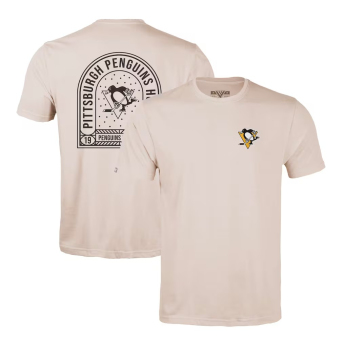 Pittsburgh Penguins koszulka męska NHL Levelwear Richmond Stained Glass T-Shirt - Khaki
