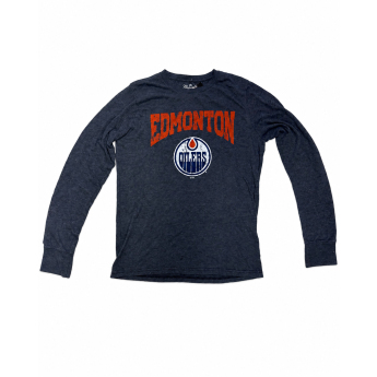 Edmonton Oilers koszulka męska NHL Triblend Long Sleeve Shirt
