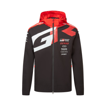Toyota Gazoo Racing męska kurtka z kapturem rain redblack WRT 2026
