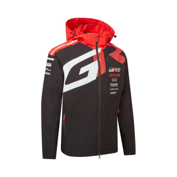 Toyota Gazoo Racing męska kurtka z kapturem rain redblack WRT 2026