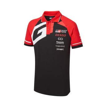 Toyota Gazoo Racing męska koszulka polo redblack WRT 2026
