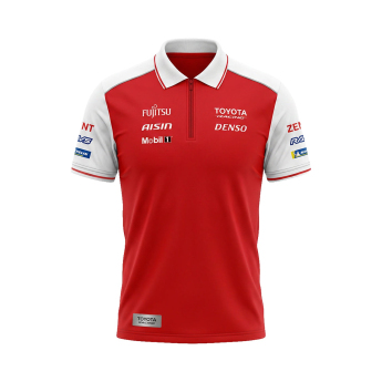 Toyota Gazoo Racing męska koszulka polo redwhite WEC 2026