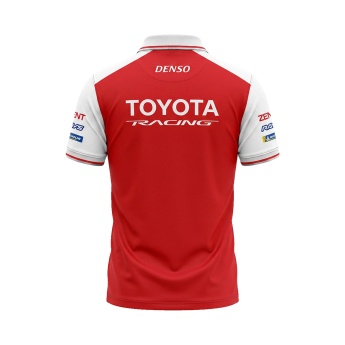 Toyota Gazoo Racing męska koszulka polo redwhite WEC 2026