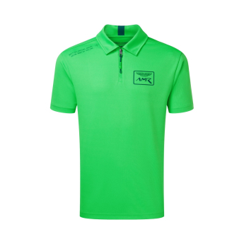 Aston Martin męska koszulka polo WEC greem fluo 2026