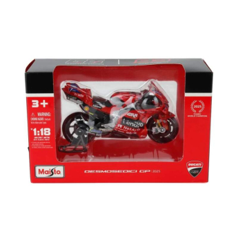 Samochody i motocykle model 1/18 Ducati MotoGP 2025 GP25 - Marc Marquez #93