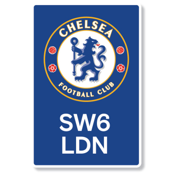Chelsea tabliczka LED Portrait LED Crest Sign