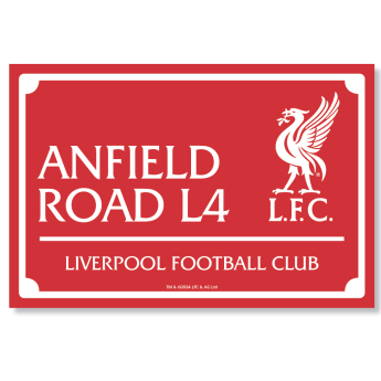 Liverpool tabliczka LED Landscape LED Street Sign